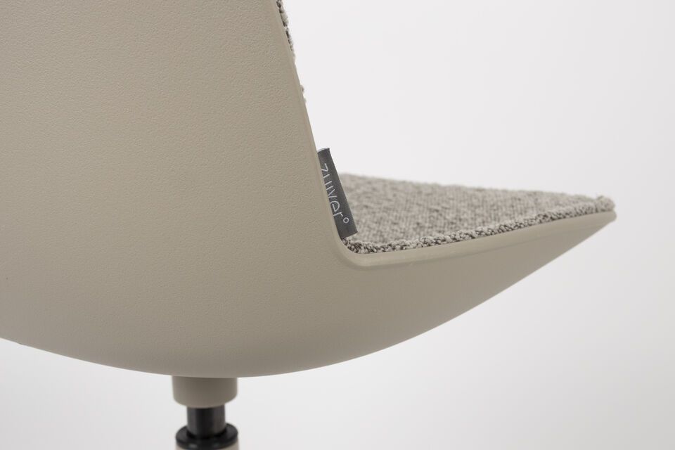 Silla de oficina de tela gris Albert Kuip - 8