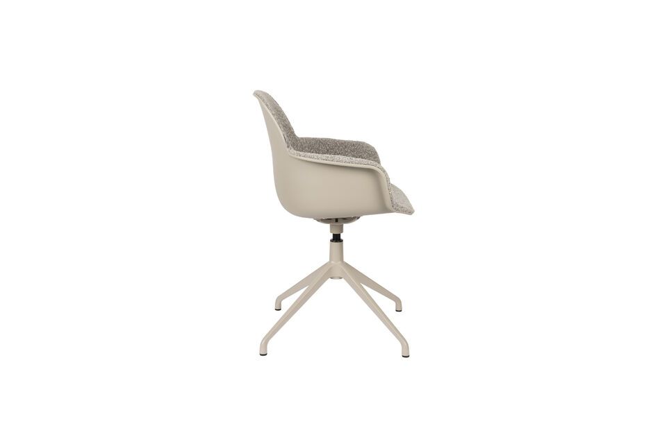 Silla de oficina de tela gris Albert Kuip - 2