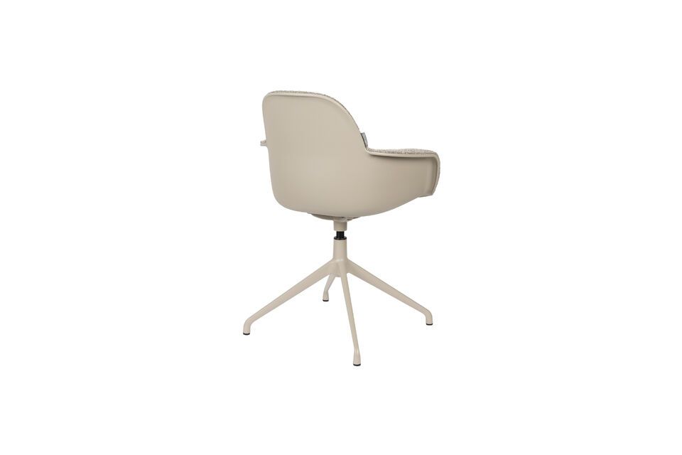 Silla de oficina de tela gris Albert Kuip - 3