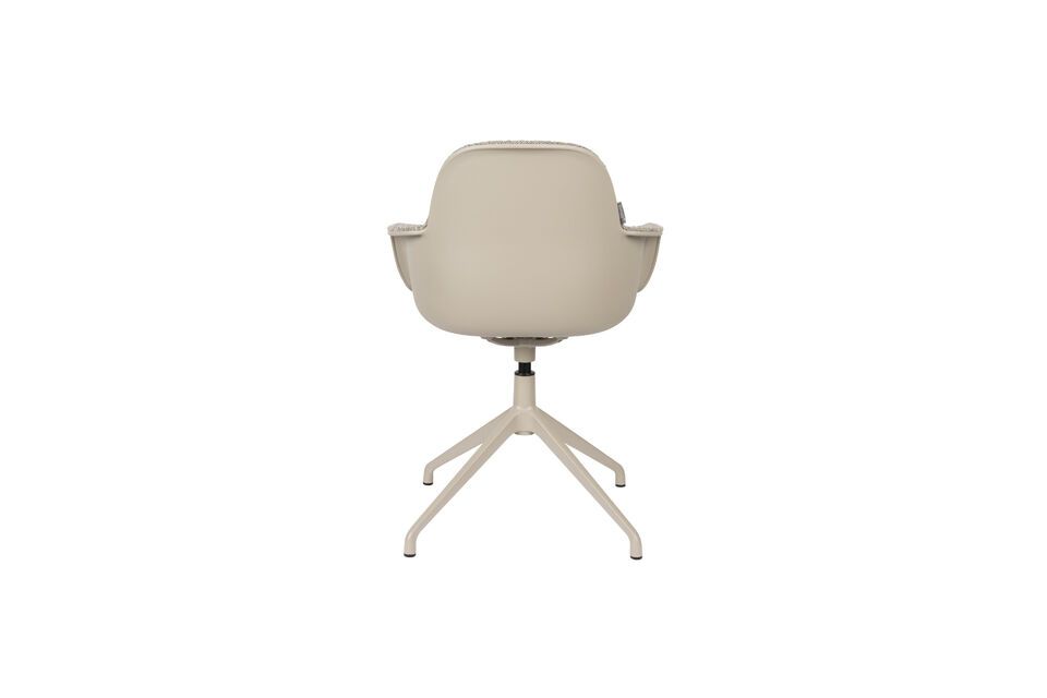 Silla de oficina de tela gris Albert Kuip - 4