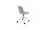 Miniatura Silla de oficina de tela gris con ruedas Albert Kuip Clipped