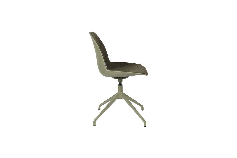 Silla de oficina de tela verde Albert Kuip - 3