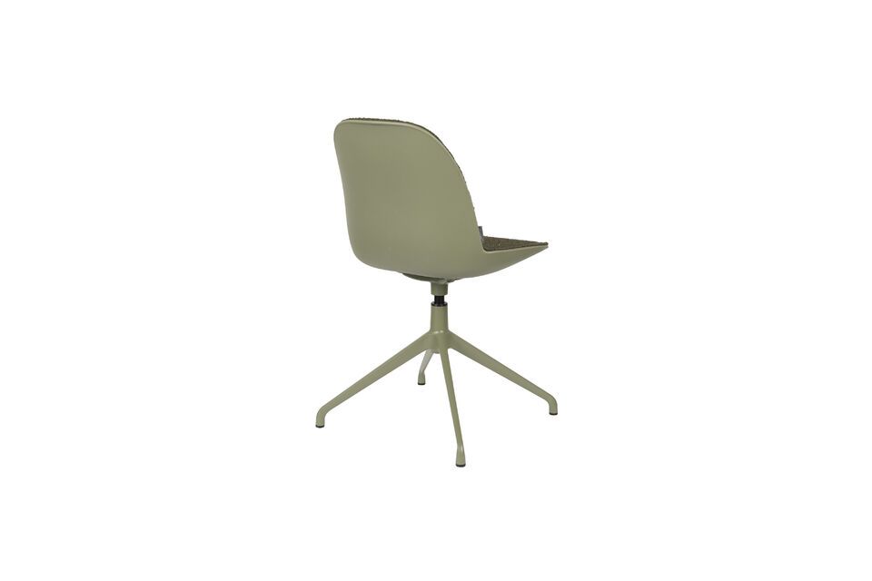 Silla de oficina de tela verde Albert Kuip - 4