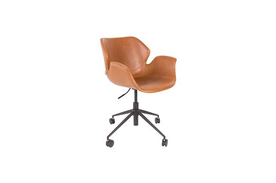 Silla de oficina Nikki All Brown