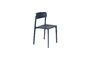 Miniatura Silla de plástico azul Clive Clipped