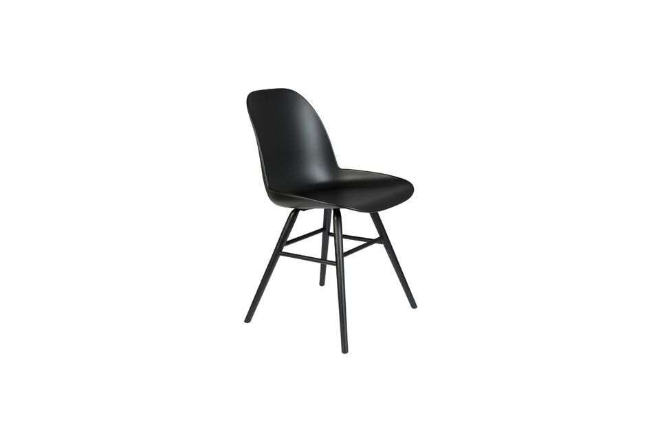 Silla de plástico negra Albert Kuip - 5