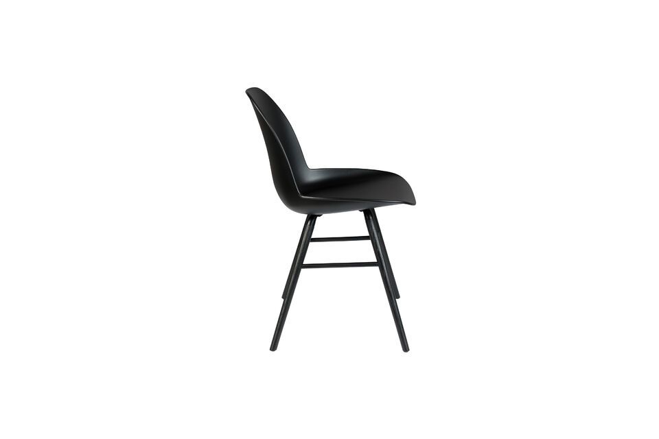 Silla de plástico negra Albert Kuip - 7