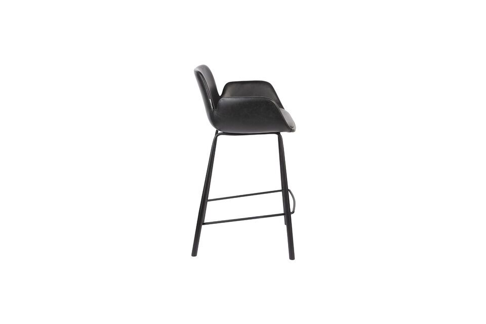 Silla de PU negra Brit Ll - 5