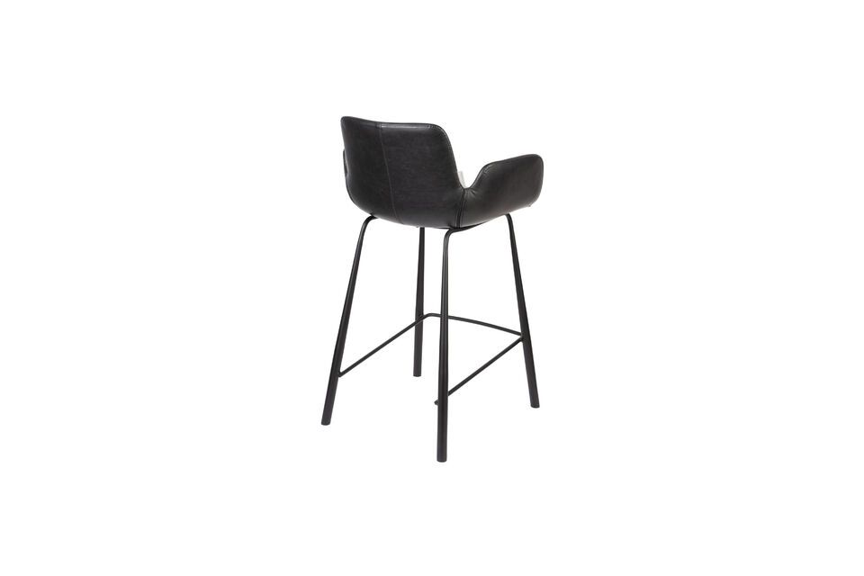 Silla de PU negra Brit Ll - 6