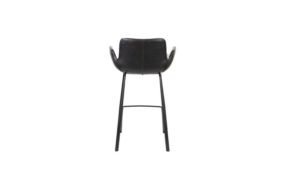 Silla de PU negra Brit Ll - 7