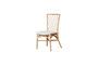 Miniatura Silla de ratán beige Croisillons Clipped