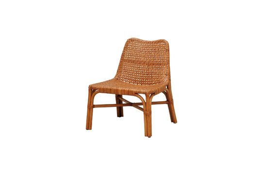 Silla de ratán marrón Newlake