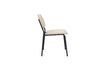 Miniatura Silla de tela beige Darby 7