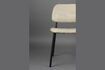 Miniatura Silla de tela beige Darby 10