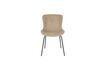 Miniatura Silla de tela beige Junzo Rib 6