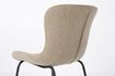 Miniatura Silla de tela beige Junzo Rib 11