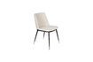 Miniatura Silla de tela beige Lionel 1