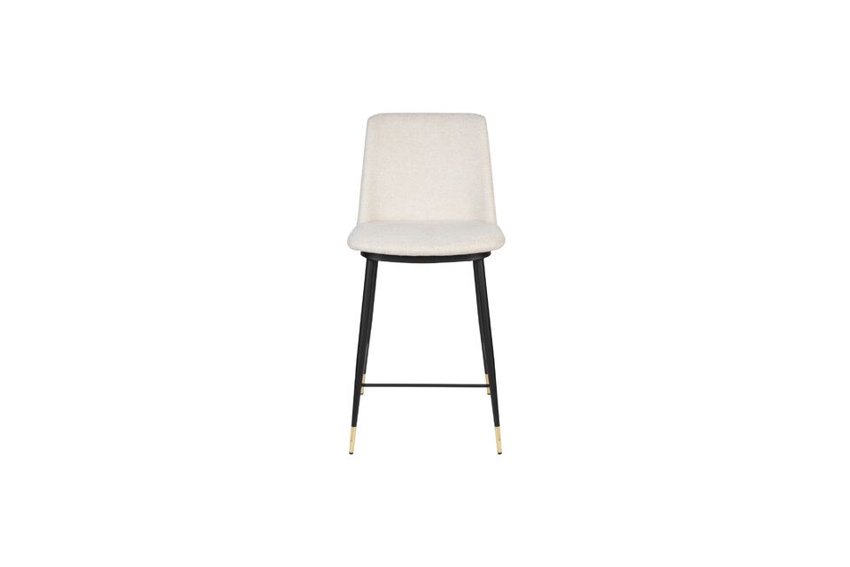 Silla de tela beige Lionel - 2