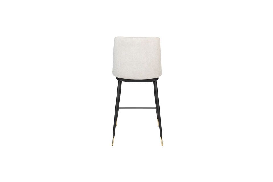 Silla de tela beige Lionel - 5