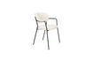 Miniatura Silla de tela blanca Jolien 1