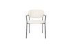 Miniatura Silla de tela blanca Jolien 8