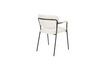 Miniatura Silla de tela blanca Jolien 10