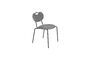 Miniatura Silla de tela gris Aspen Clipped