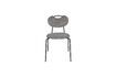 Miniatura Silla de tela gris Aspen 5