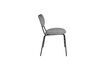 Miniatura Silla de tela gris Aspen 6