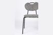 Miniatura Silla de tela gris Aspen 9