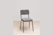 Miniatura Silla de tela gris Fairmont 1