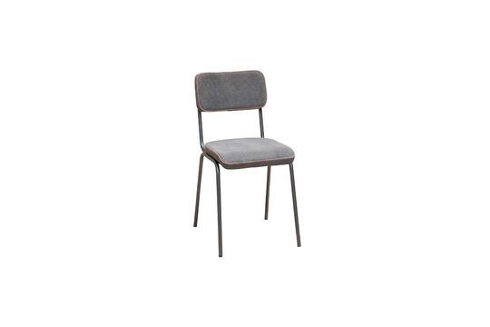 Silla de tela gris Fairmont Clipped