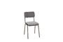 Miniatura Silla de tela gris Fairmont Clipped