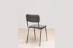 Miniatura Silla de tela gris Fairmont 3