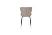 Miniatura Silla de tela gris Junzo Rib 6