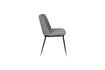 Miniatura Silla de tela gris Lionel 6