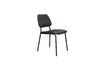 Miniatura Silla de tela negra Darby 1