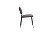 Miniatura Silla de tela negra Darby 8