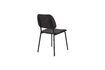 Miniatura Silla de tela negra Darby 9