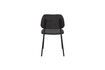 Miniatura Silla de tela negra Darby 10