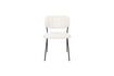 Miniatura Silla de tela rizada blanca Jolien 3