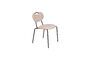 Miniatura Silla de tela rosa Aspen Clipped