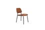 Miniatura Silla de tela terracota Darby Clipped