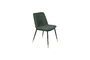 Miniatura Silla de tela verde Lionel Clipped