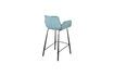 Miniatura Silla de terciopelo azul Brit 6