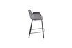 Miniatura Silla de terciopelo gris Brit 7