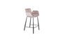 Miniatura Silla de terciopelo rosa Brit Clipped