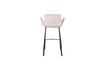 Miniatura Silla de terciopelo rosa Brit 9