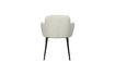 Miniatura Silla efecto piel de oveja blanca Dining 4