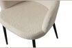 Miniatura Silla efecto piel de oveja blanca Dining 6